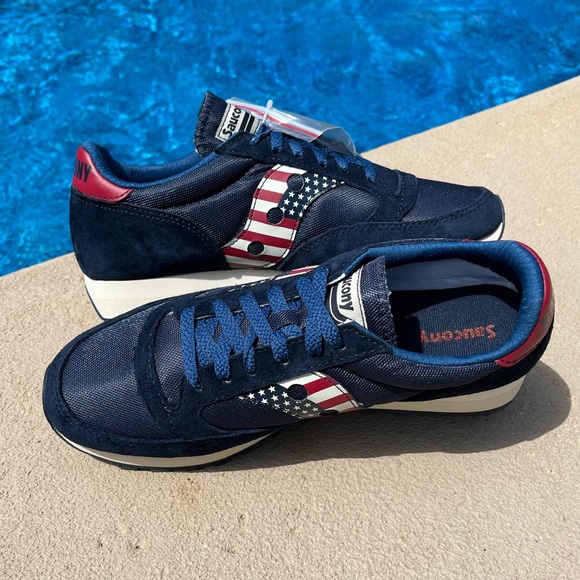 Saucony Jazz 81 Stars and Stripes Sneakers - Picture 4 of 14